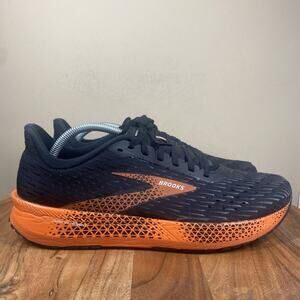 Brooks Hyperion Tempo Black Flame Orange Mens Size 11 Running Shoes 1103391D064
